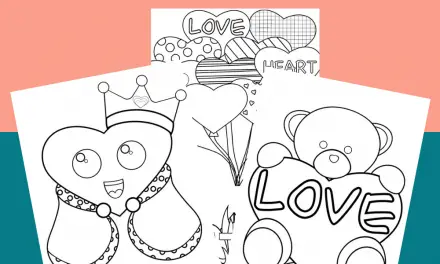 Hearts Coloring Pages: Free Printable PDFs