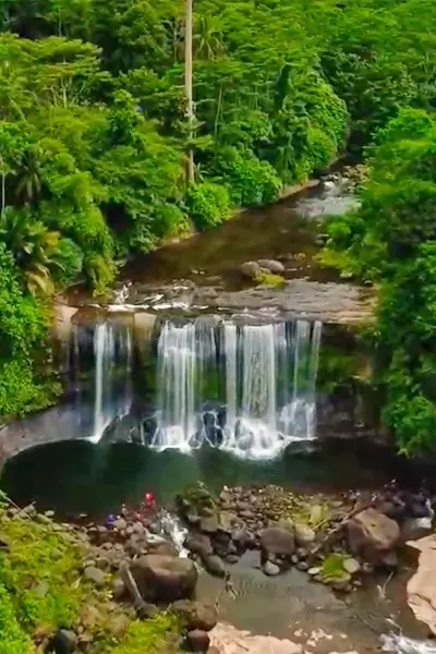 curtain falls, Davao Oriental 