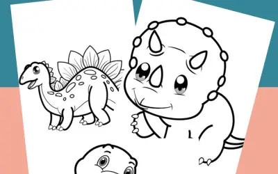 Free Dinosaur Coloring Pages: Printable Sheets for Kids and  Adults