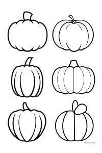 110 Pumpkin Coloring Pages: Free PDF coloring Sheets