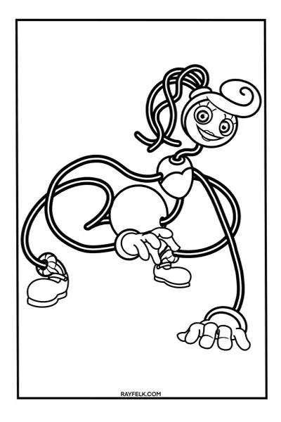 Mommy Long Legs coloring page, rayfelk