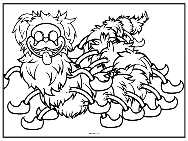 PJ Pug-A-Pillar coloring page, rayfelk