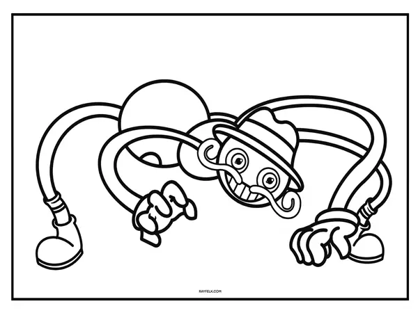 Daddy Long Legs coloring page, rayfelk