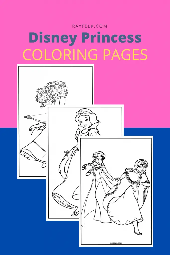 Disney princess coloring page, rayfelk