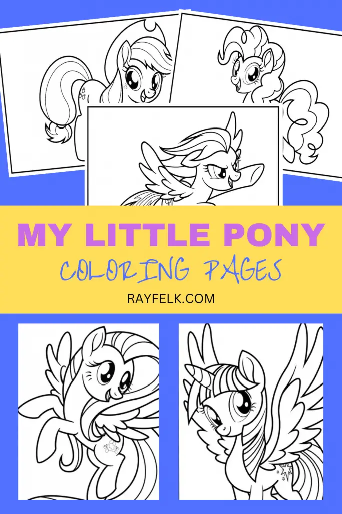 my little pony coloring pages, rayfelk