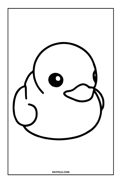 duck coloring pages, rayfelk