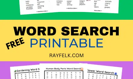 Free Word Search Printable Puzzles