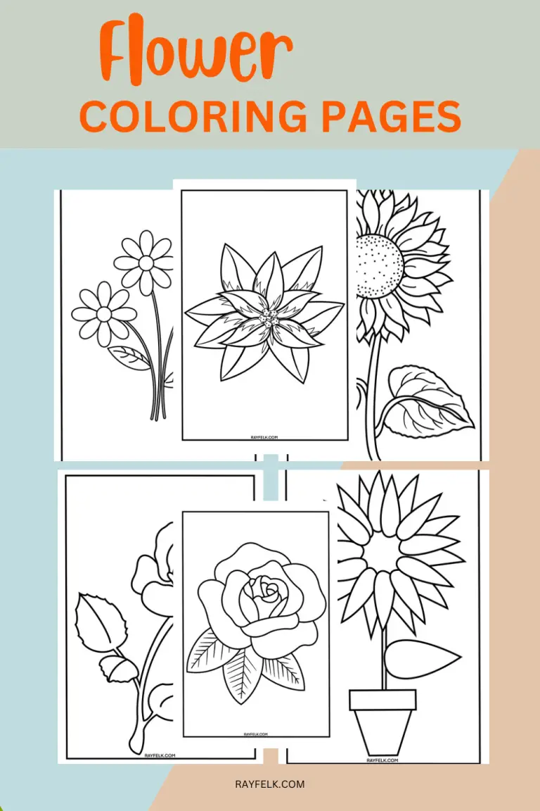 Flower Coloring Pages