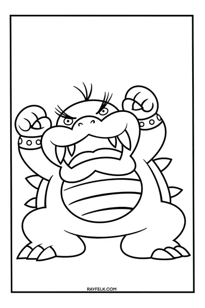 Morton Coloring Pages, Rayfelk