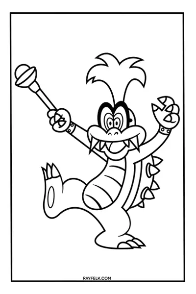 Iggy Coloring Pages, Rayfelk