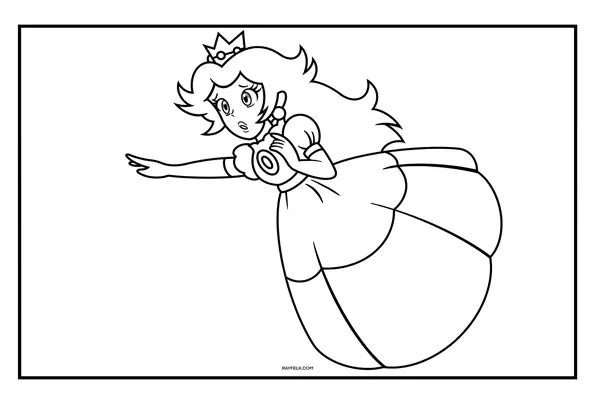 Princess Toadstool from Super Mario Bros, Rayfelk