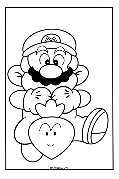 Mario from Super Mario USA, rayfelk