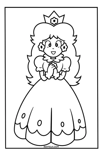 Princess Daisy from Super Mario Bros, Rayfelk