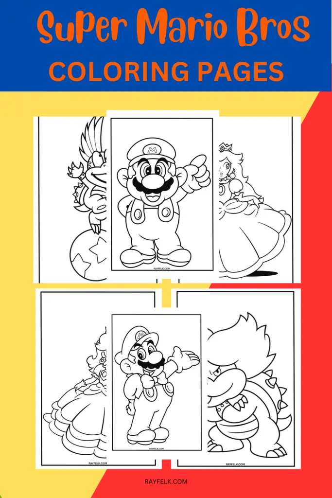 Super Mario Bros coloring Pages, Rayfelk