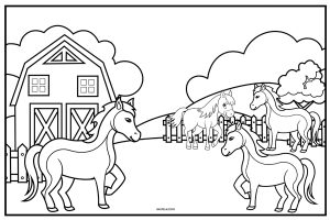 Horse Coloring Pages: Free Printable PDFs