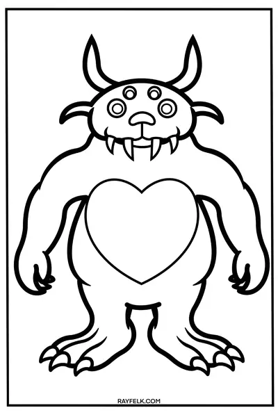 Dr. Fluppypants coloring Page, Rayfelk