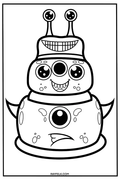 Charlie Cake Coloring Page, Rayfelk