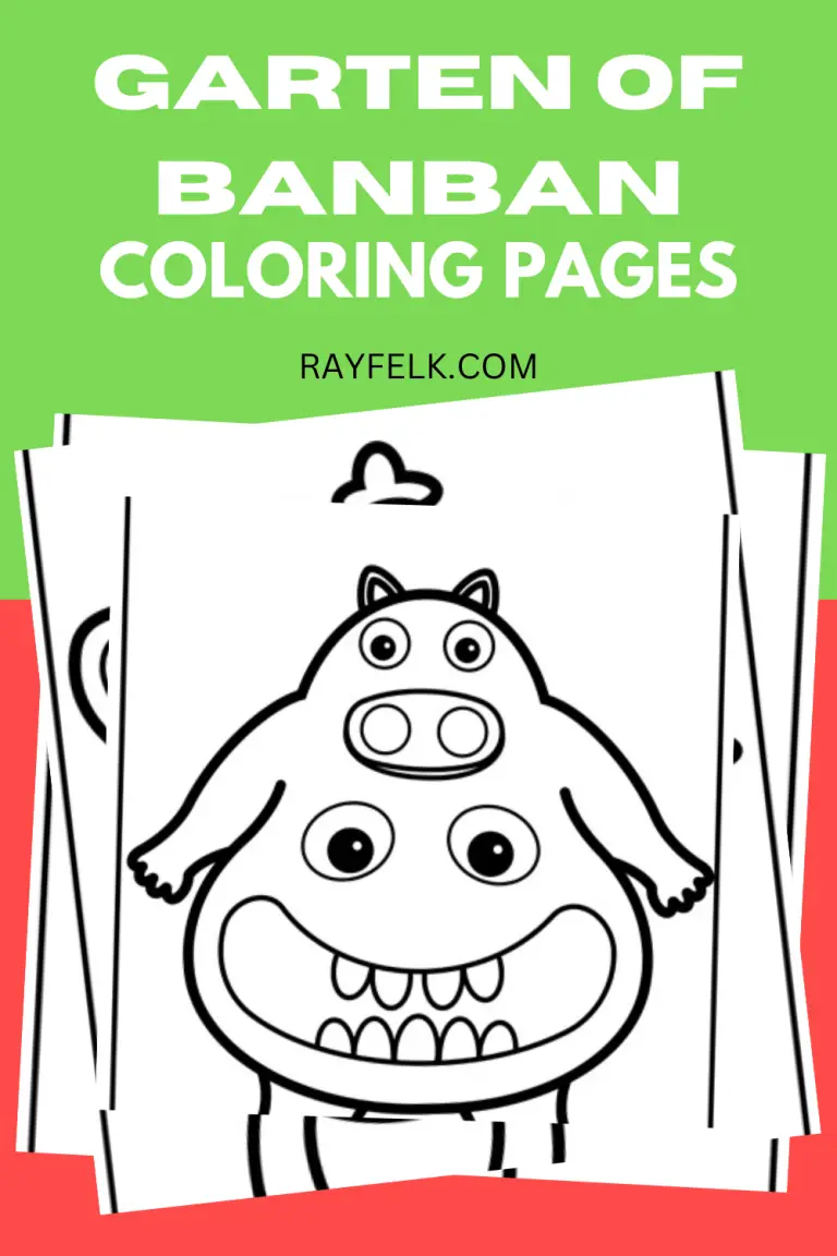 100 Garten of Banban Coloring Pages: Free Printable PDFs