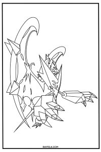 Legendary Pokémon Coloring Pages