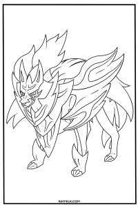 Legendary Pokémon Coloring Pages