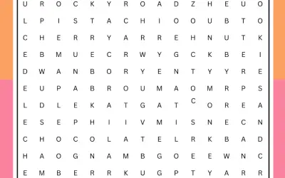 Ice Cream Word Search: Free Printable PDF with Answer Key