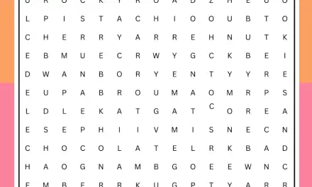 Ice Cream Word Search: Free Printable PDF with Answer Key
