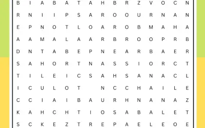 Types of Bread Word Search
