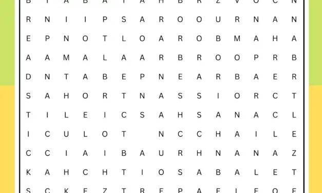Types of Bread Word Search
