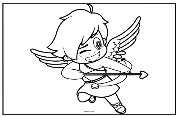 cupid aiming his arrow