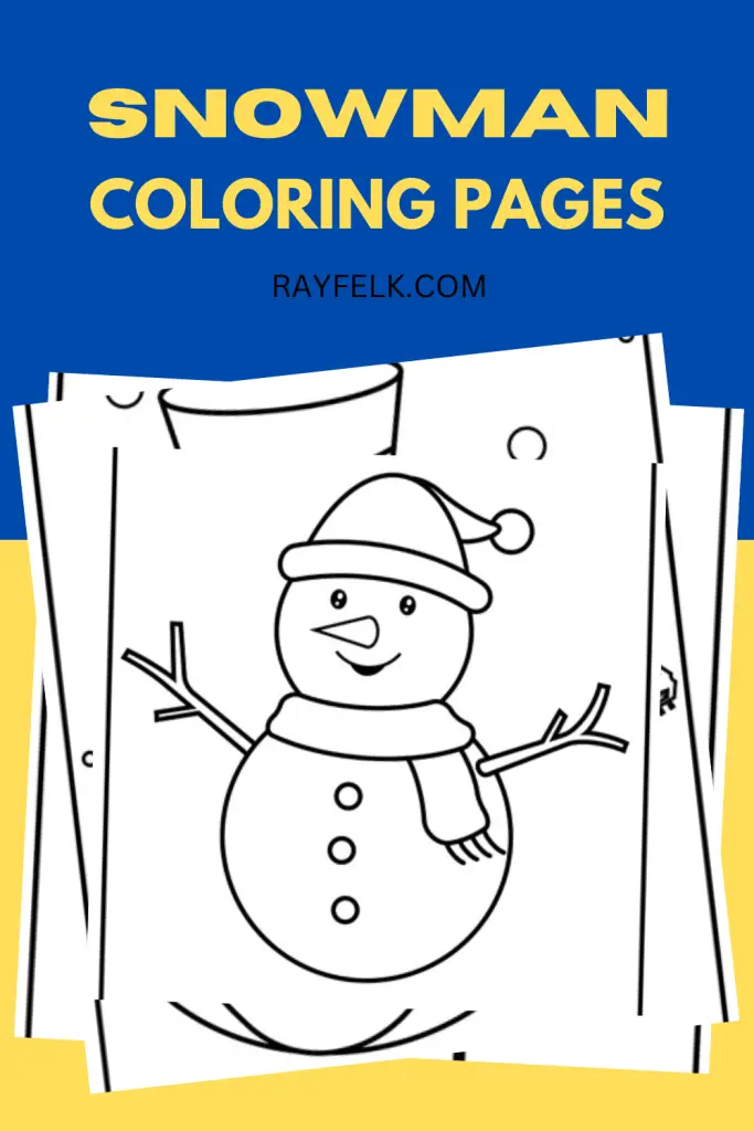 snowman coloring pages, rayfelk