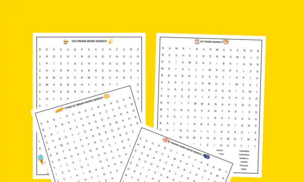 Word Search Puzzle Printable
